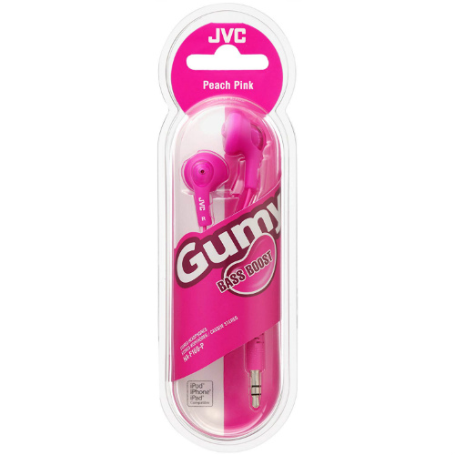 Pic 2 - JVC Gumy Headphones HAF160 Pink - Deal Mania