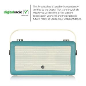 VQ Hepburn Mk II Tragbares DAB & DAB+ Radio Mit LCD-Display