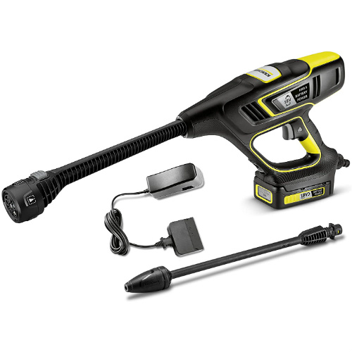 Pic 2 - Krcher KHB 5 Multi Jet Battery Handheld Cleaner 18 V - Yellow - Deal Mania