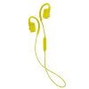 JVC AE Wireless Headphones Sports Bluetooth In-Ear Earphones with Secure Fit Over Ear Clip - Yellow