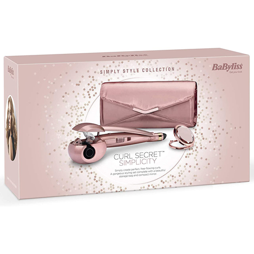 Pic 3 - BaByliss Curl Secret Simplicity Gift Set, Rose Gold - Deal Mania