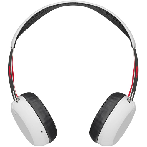 Pic 2, Skullcandy Grind Bluetooth Wireless On-Ear Headphones - WhiteBlackRed - Deal Mania