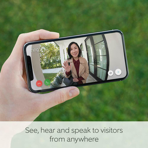 Pic 3 - Ring Video Doorbell 3 with Chime - Black Grey - Deal Mania