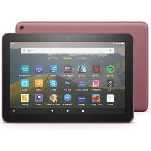 Main Pic - Fire HD 8 Tablet, 8 HD display, 32 GB - Plum - Deal Mania