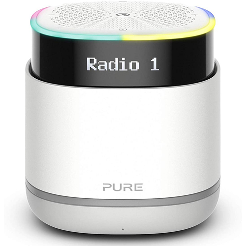 Main Pic - Pure StreamR Portable Wireless Bluetooth Speaker with DAB Digital Radio, Alexa - Stone Grey - Deal Mania